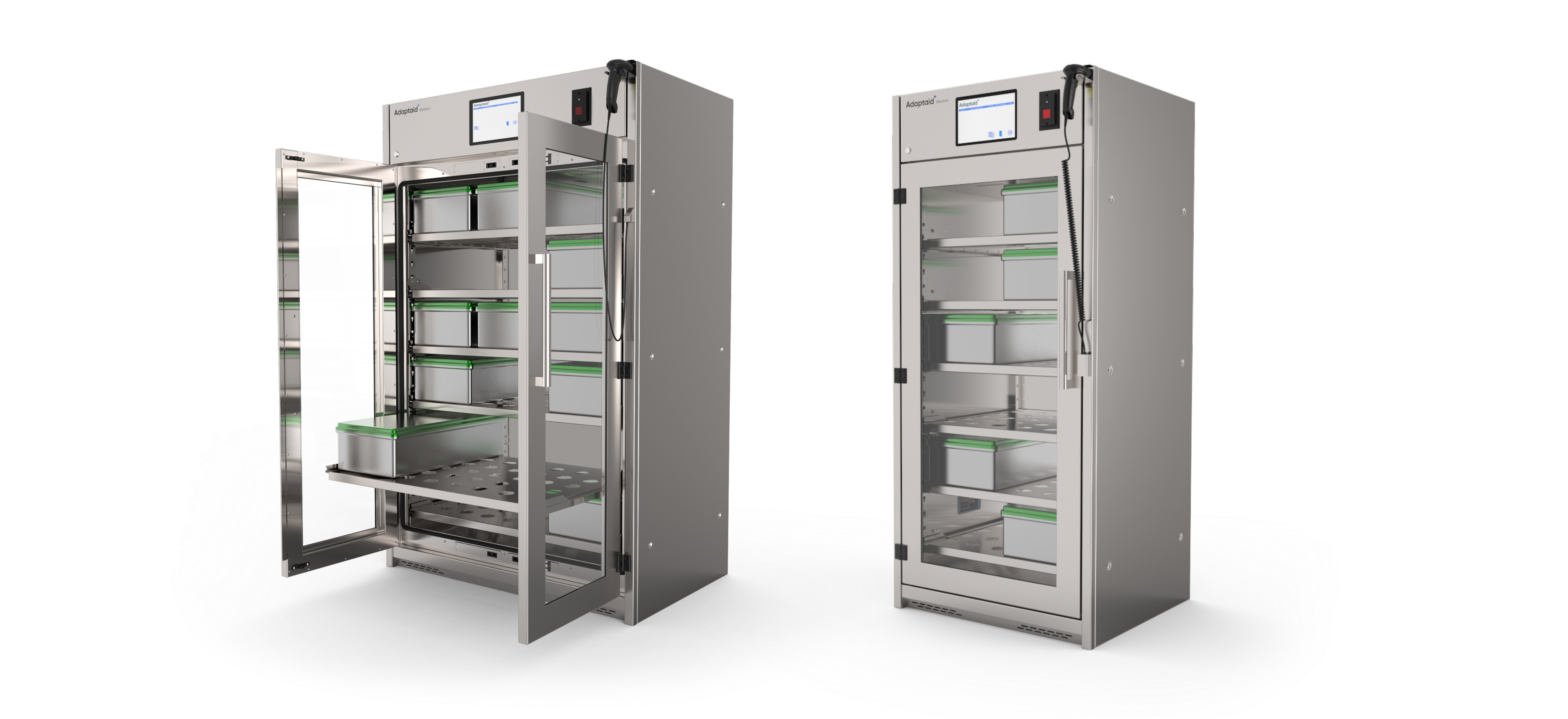 Armoire de stockage MEDICASE pour caissons de stérilisation et instruments chirurgicaux stérilisés