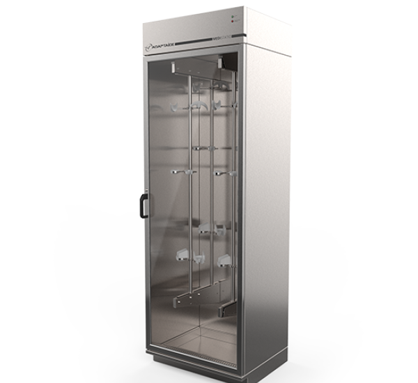 Armoire à sondes avec deux supports coulissants